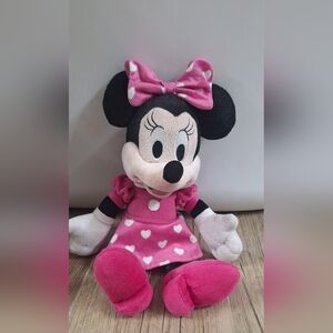Minnie Mouse Kcare Valentines Talking Plush Toy in Pink and Black